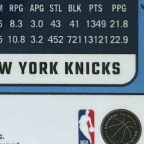 2024-25 Donruss Optic Karl-Anthony Towns Fast Break Red /75 #158 New York Knicks - Sports Cards