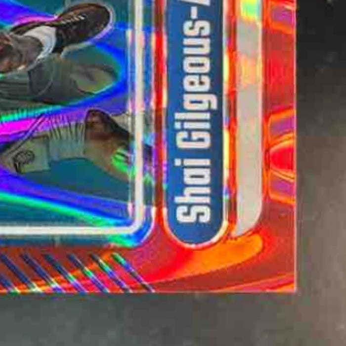 2024-25 Donruss Optic Shai Gilgeous-Alexander Red Seismic /149 #127 Thunder - Sports Cards
