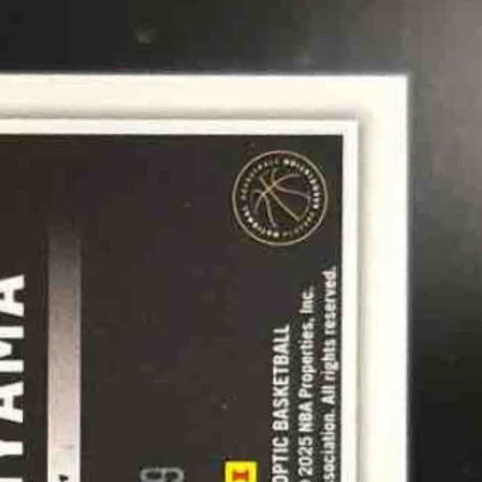 2024-25 Donruss Optic Victor Wembanyama Rising Suns Red & Gold /99 #19 Spurs - Sports Cards