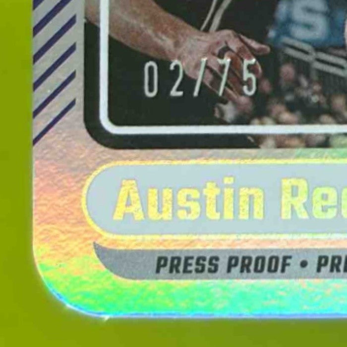 2024-25 Panini Donruss Austin Reaves Silver Press Proof Die-Cut 2/75 #163 Lakers - Sports Cards