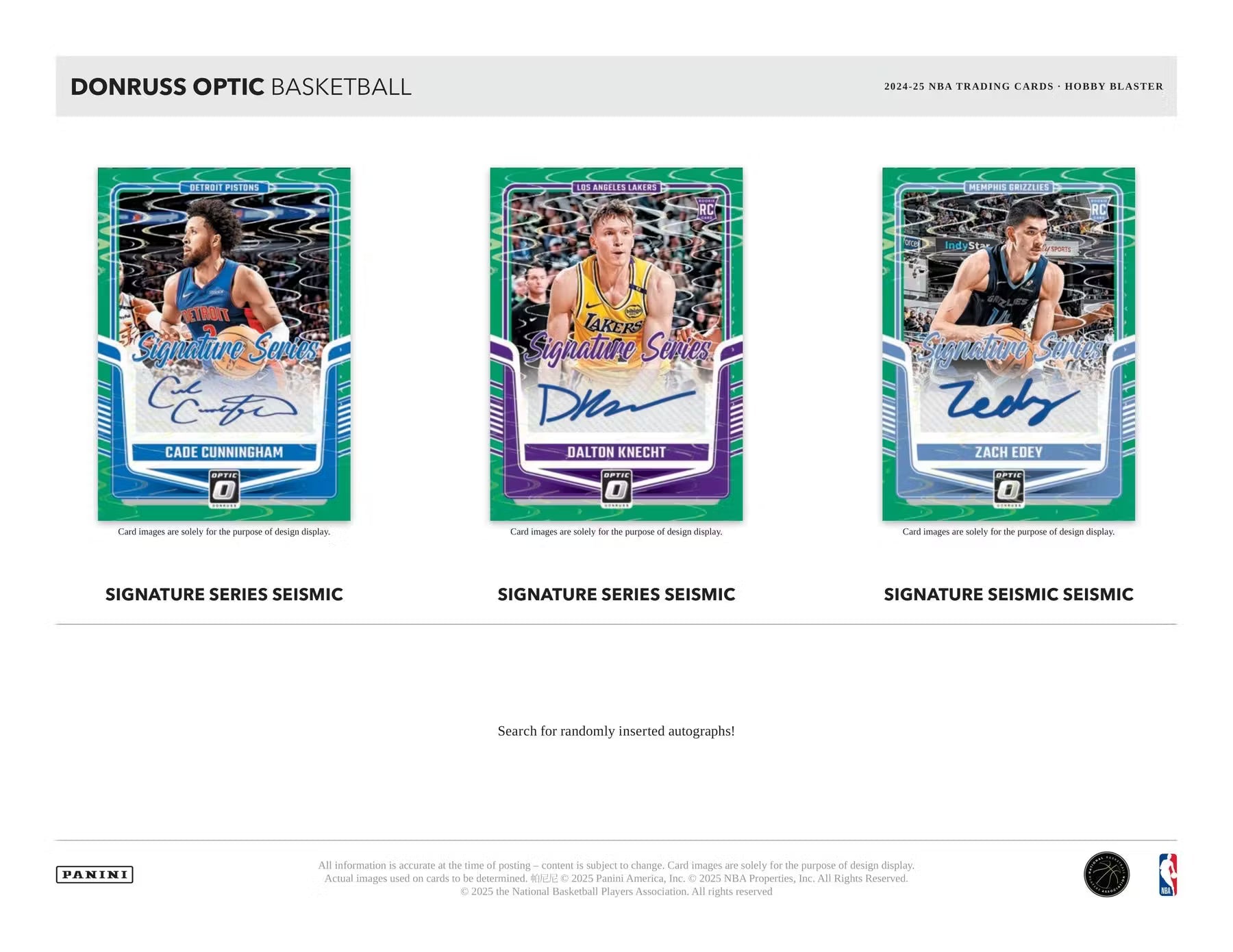 2024/25 Panini Donruss Optic Basketball 6 Pack Hobby Blaster Box (DOWNTOWN?) NBA Blaster