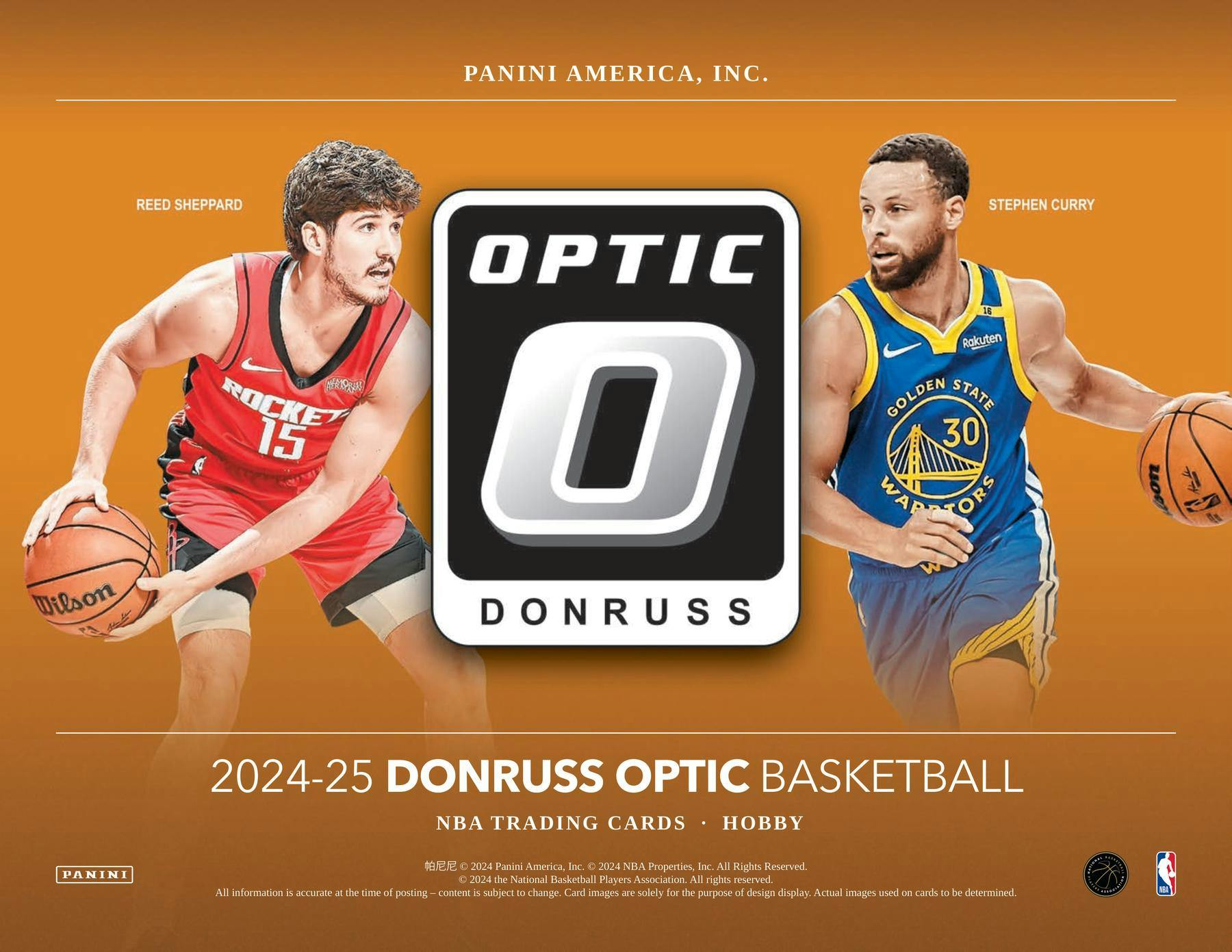 2024/25 Panini Donruss Optic Basketball Hobby Box (1 Auto) NBA Hobby Box