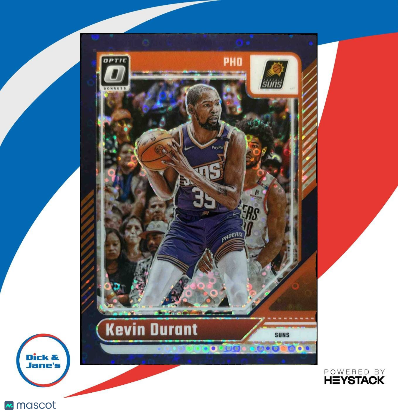 2024-25 Panini Donruss Optic Kevin Durant Fast Break Purple /99 #88 Phoenix Suns - Sports Cards