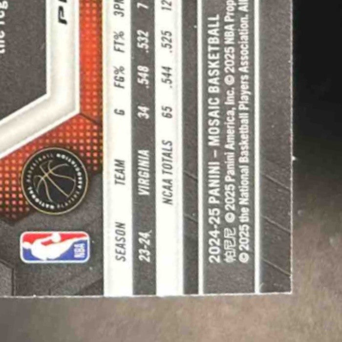 2024-25 Panini Mosaic Ryan Dunn Red Mosaic #233 RC Phoenix Suns - Sports Cards
