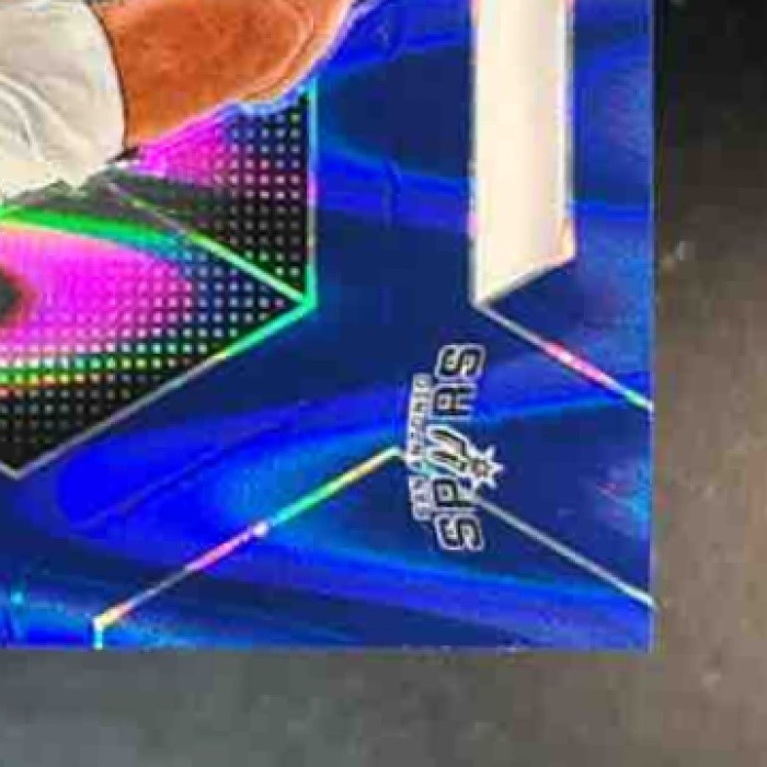 2024-25 Panini Mosaic Stephon Castle Blue Seismic /149 #290 City Edition Spurs - Sports Cards