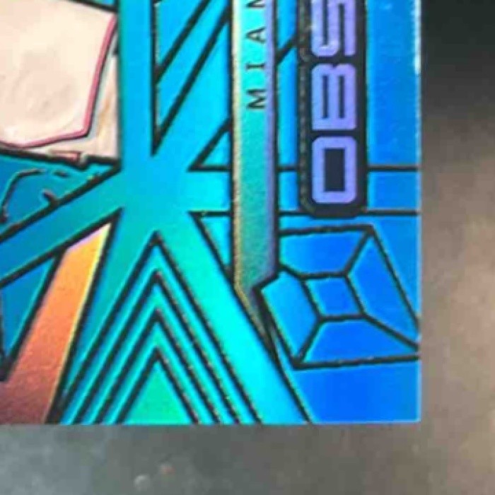 2024-25 Panini Obsidian Bam Adebayo Electric Etch Blue Flood /30 #140 Miami Heat - Sports Cards