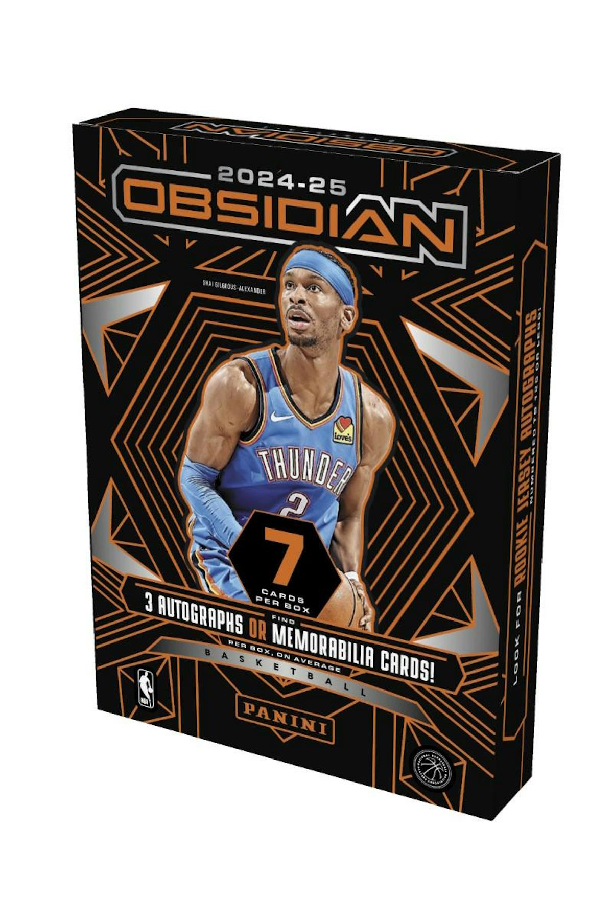 2024/25 Panini Obsidian Basketball Hobby Box (2 Auto and 1 Mem) - NBA Hobby Box