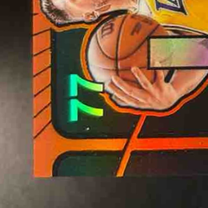 2024-25 Panini Obsidian Luka Doncic Atomic Initials Orange Flood /99 #7 Lakers - Sports Cards