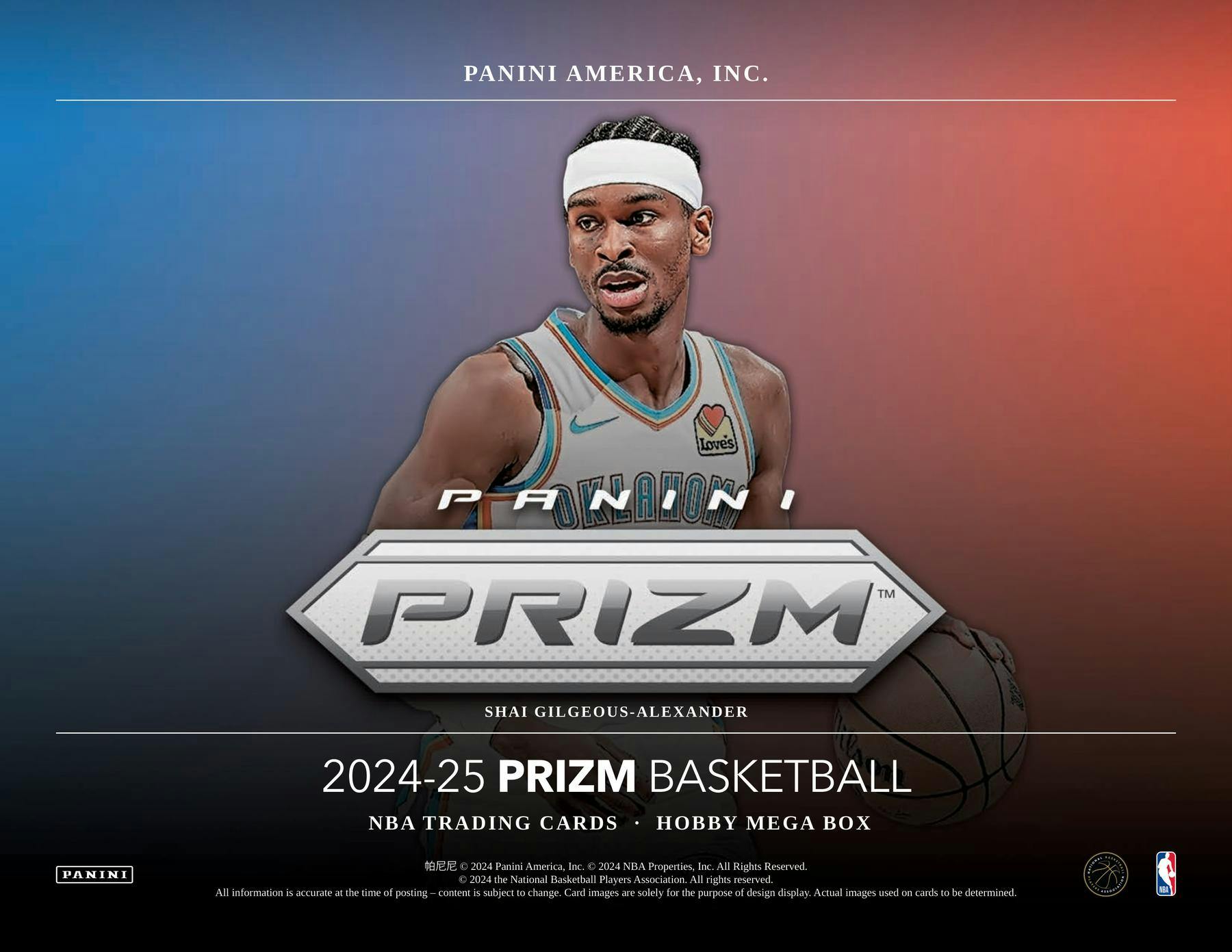 2024/25 Panini Prizm Basketball Hobby Mega Box (Green Ice!) - NBA Mega Box
