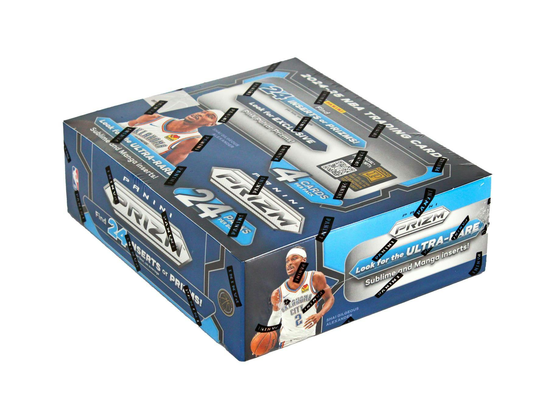 2024/25 Panini Prizm Basketball Retail Box (24 Packs)(Pink Pulsar Inserts) - NBA Retail Box