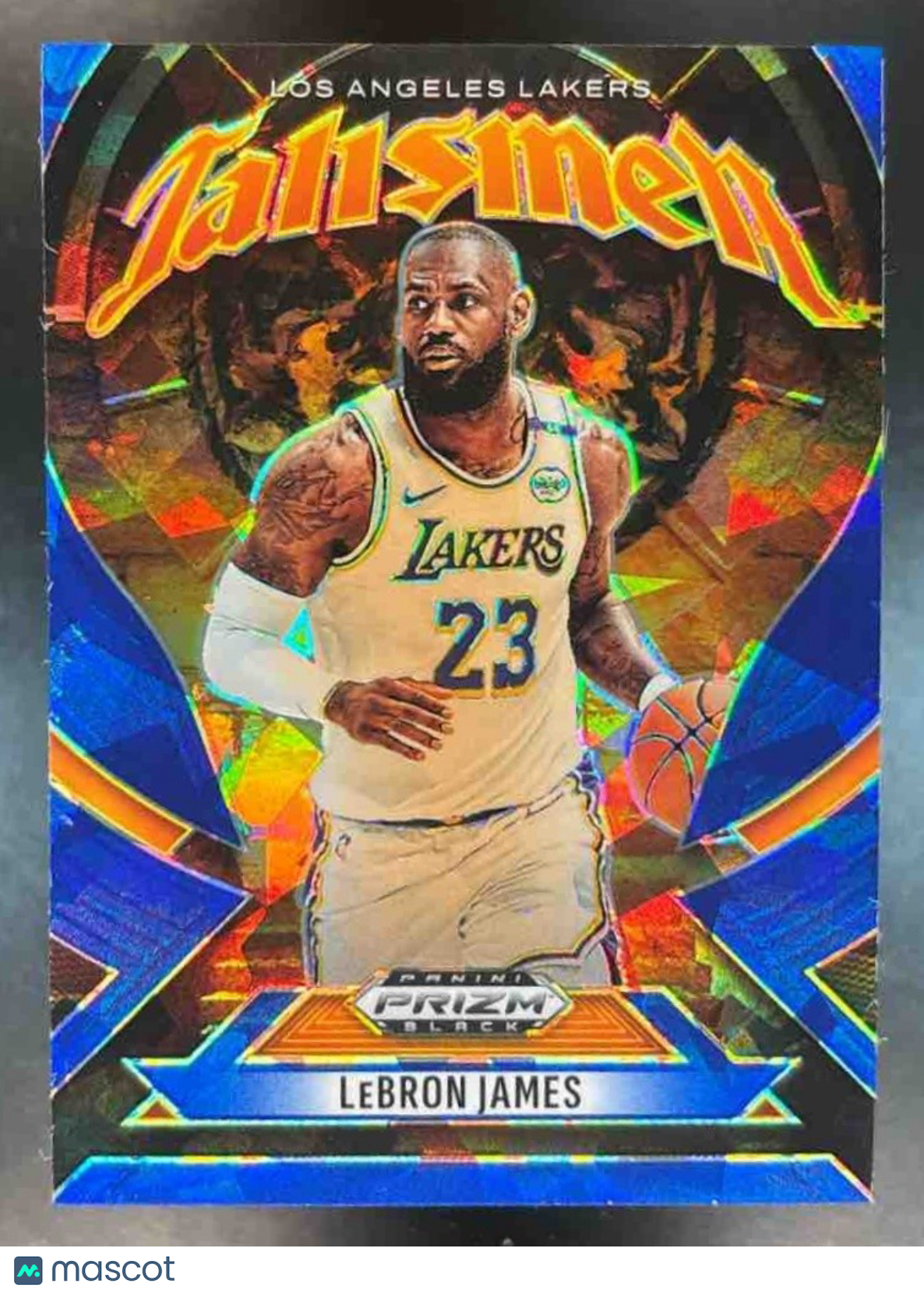2024-25 Panini Prizm Black LeBron James Talismen Blue Ice /125 #4 Lakers - Sports Cards