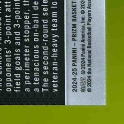 2024 25 Panini Prizm Bronny James Jr. Pink Ice #243 RC Los Angeles Lakers DJ2 Sports Cards