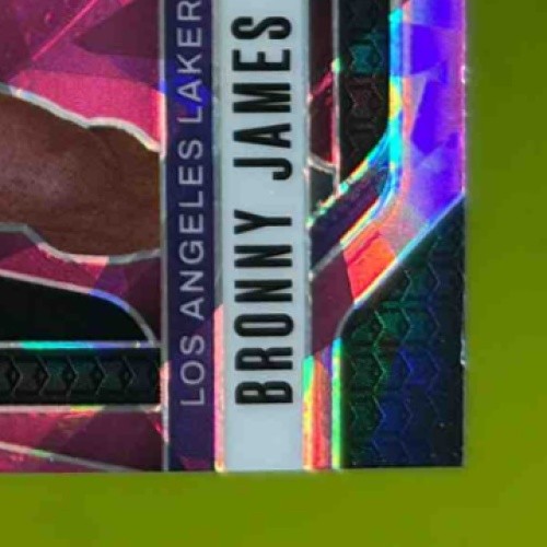 2024 25 Panini Prizm Bronny James Jr. Pink Ice #243 RC Los Angeles Lakers DJ1 Sports Cards