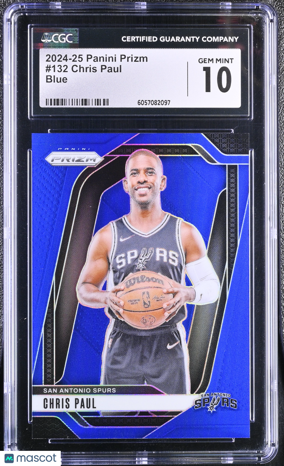 2024-25 Panini Prizm Chris Paul Blue 023/199 #132 CGC 10 San Antonio Spurs - Graded Sports Cards