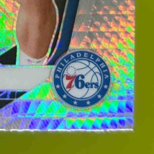 2024-25 Panini Prizm Jared McCain Hyper #222 RC Philadelphia 76ers - Sports Cards