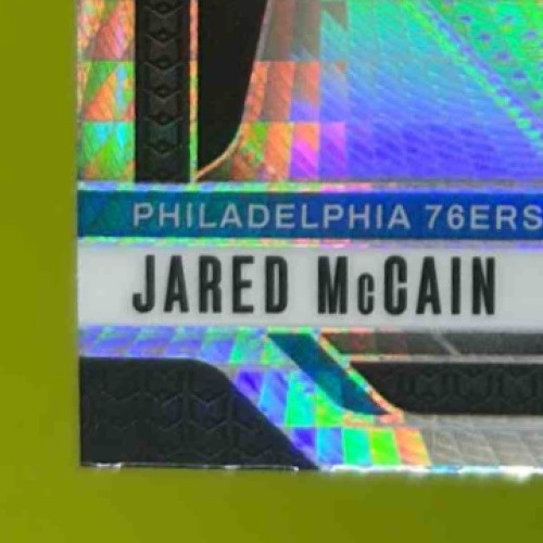 2024-25 Panini Prizm Jared McCain Hyper #222 RC Philadelphia 76ers - Sports Cards