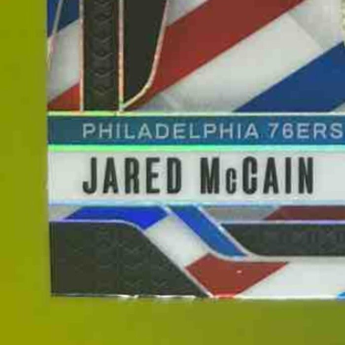 2024-25 Panini Prizm Jared McCain Red White and Blue #222 RC Philadelphia 76ers - Sports Cards