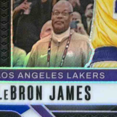 2024-25 Panini Prizm LeBron James Red White and Blue #130 Los Angeles Lakers - Sports Cards