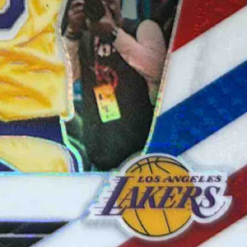 2024-25 Panini Prizm LeBron James Red White and Blue #130 Los Angeles Lakers - Sports Cards