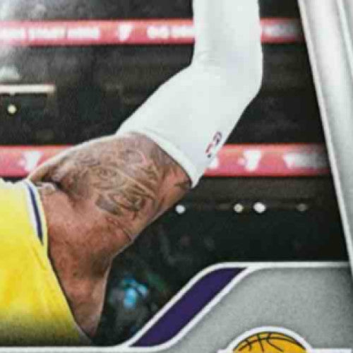 2024-25 Panini Prizm LeBron James Red White and Blue #130 Los Angeles Lakers - Sports Cards