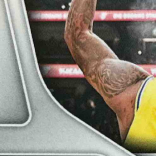 2024-25 Panini Prizm LeBron James Red White and Blue #130 Los Angeles Lakers - Sports Cards