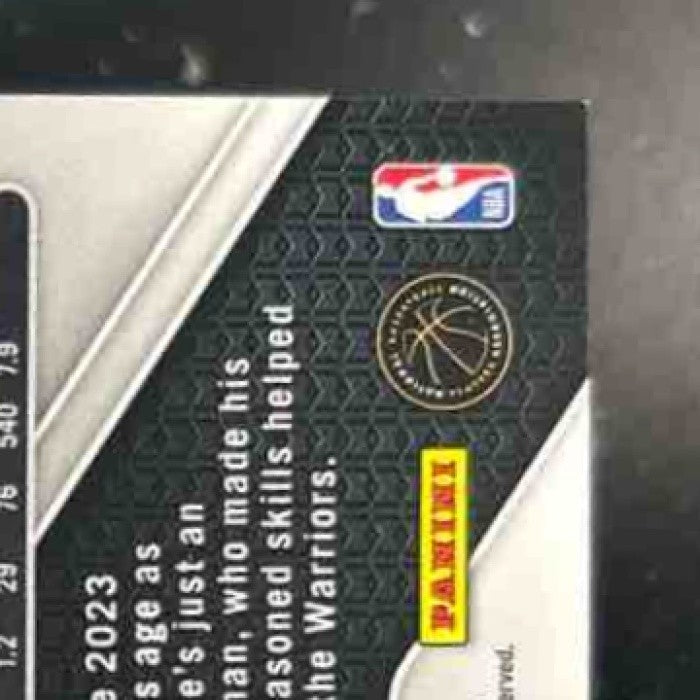 2024-25 Panini Prizm Trayce Jackson-Davis Gold Ice /10 #188 Golden State Warrior - Sports Cards