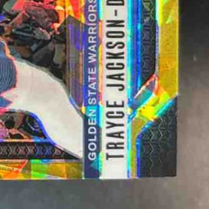 2024-25 Panini Prizm Trayce Jackson-Davis Gold Ice /10 #188 Golden State Warrior - Sports Cards