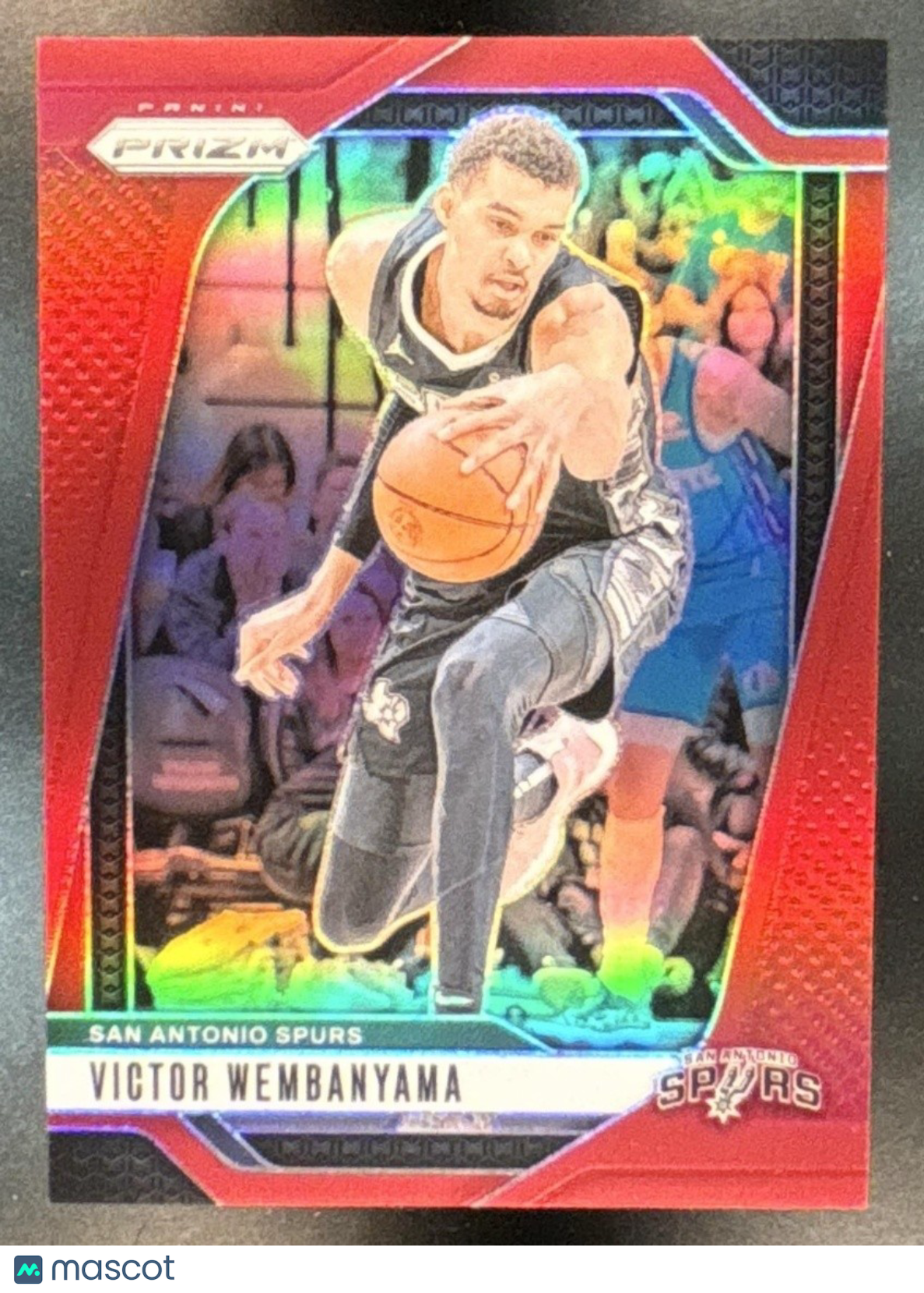 2024-25 Panini Prizm Victor Wembanyama Red /299 #172 San Antonio Spurs - Sports Cards