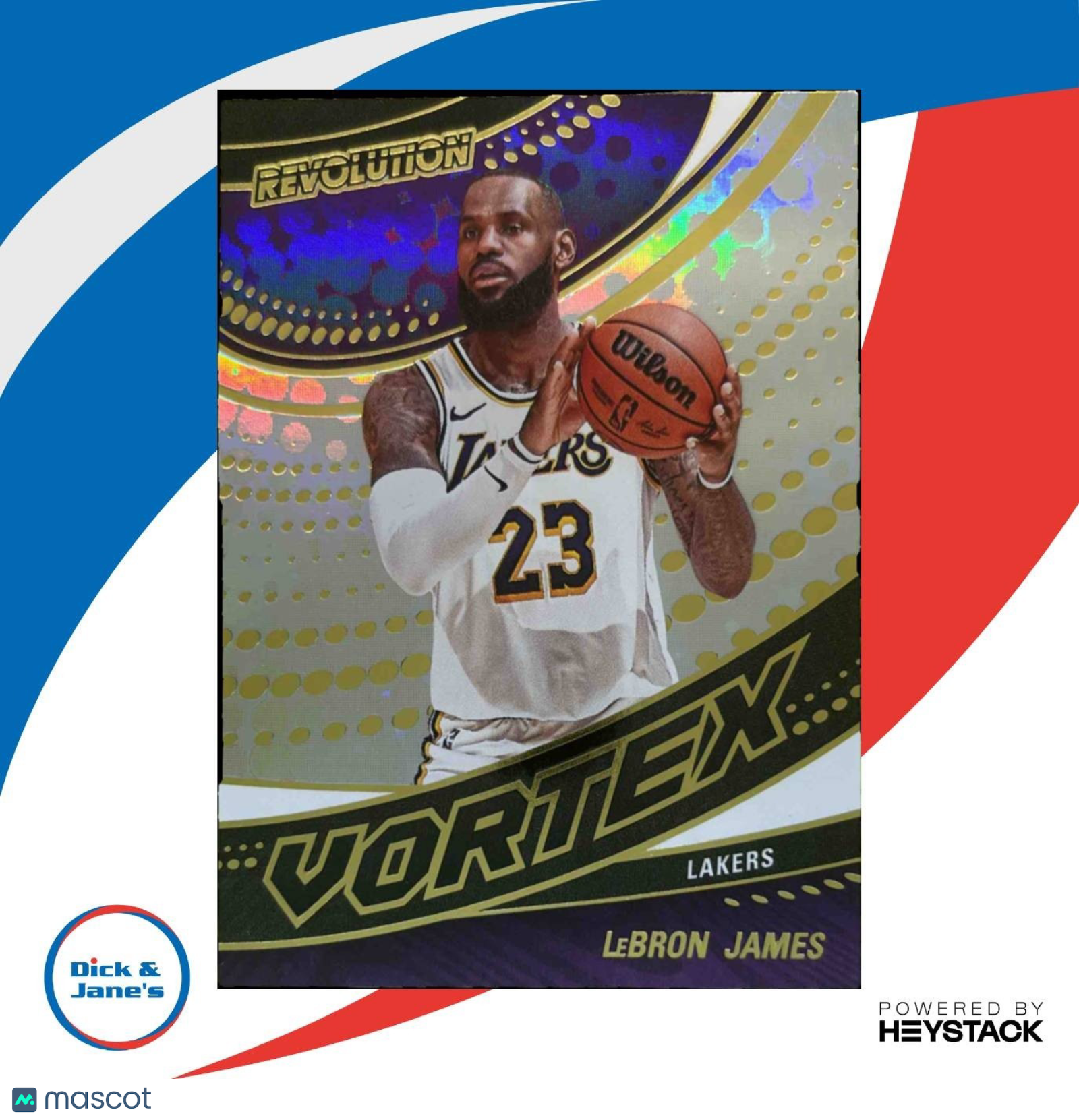 2024-25 Panini Revolution LeBron James Vortex #12 Los Angeles Lakers - Sports Cards