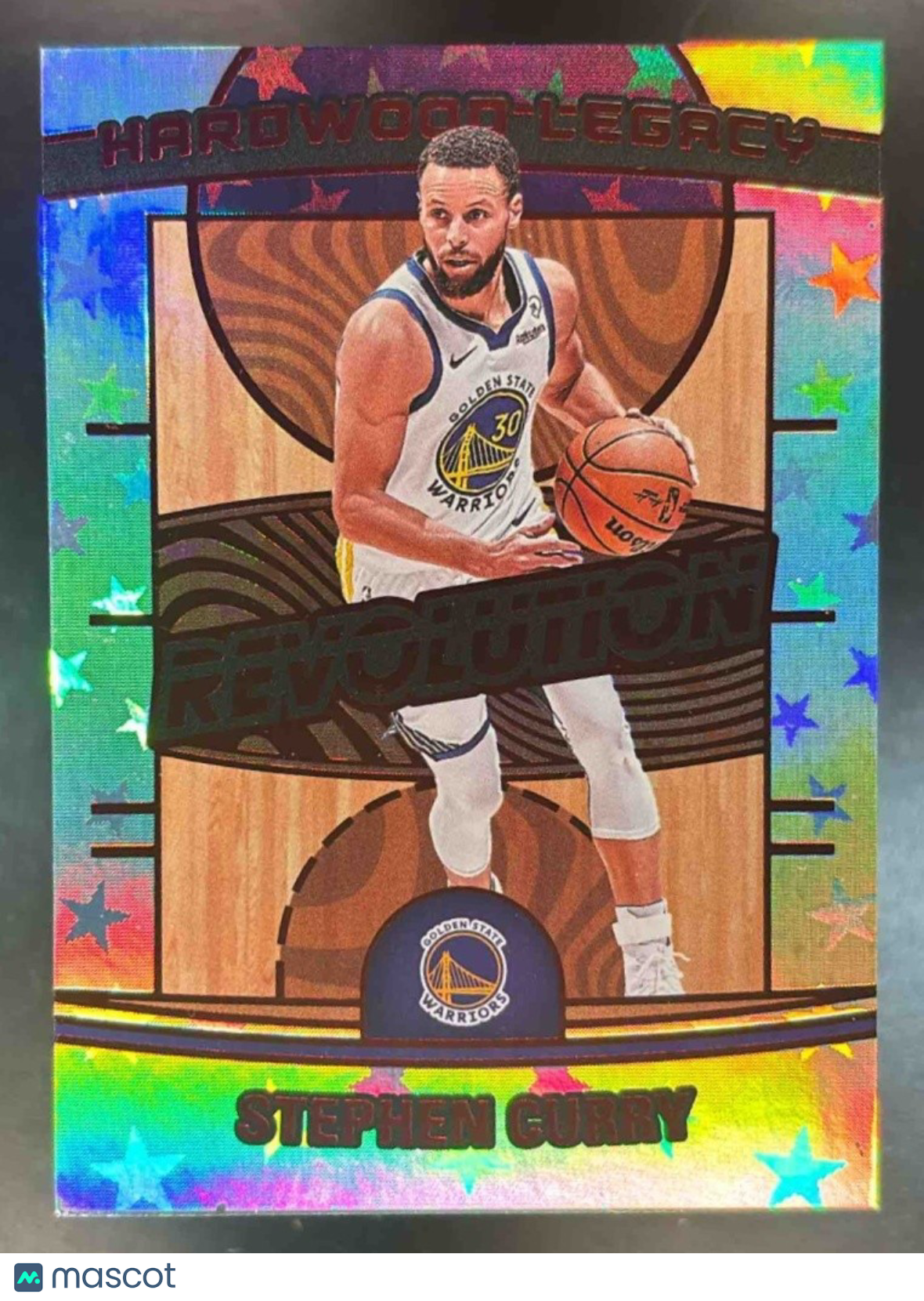 2024-25 Panini Revolution Stephen Curry Hardwood Legacy Red Astro /299 Warriors - Sports Cards
