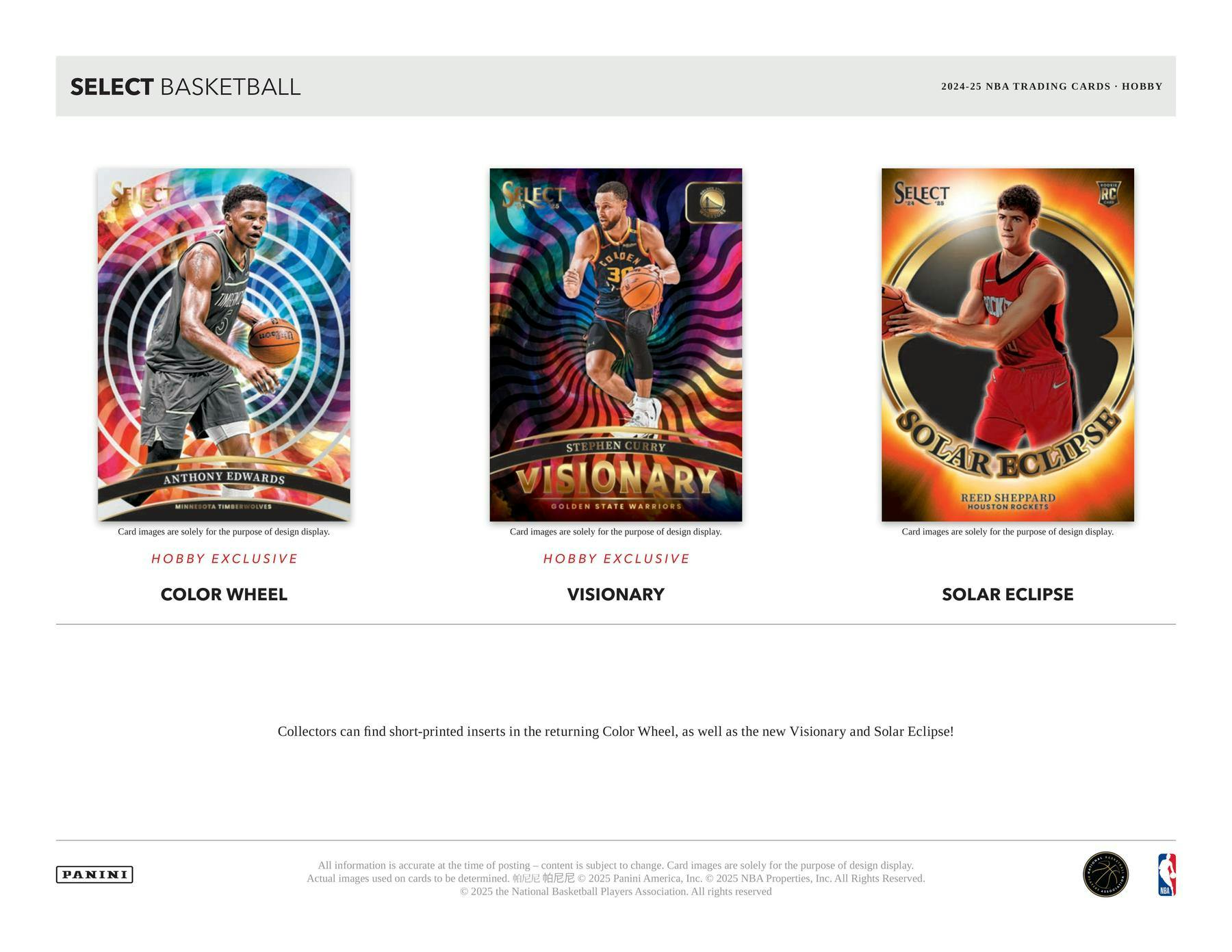 2024/25 Panini Select Basketball Hobby Box (3 Autos / Mem) - NBA Hobby Box