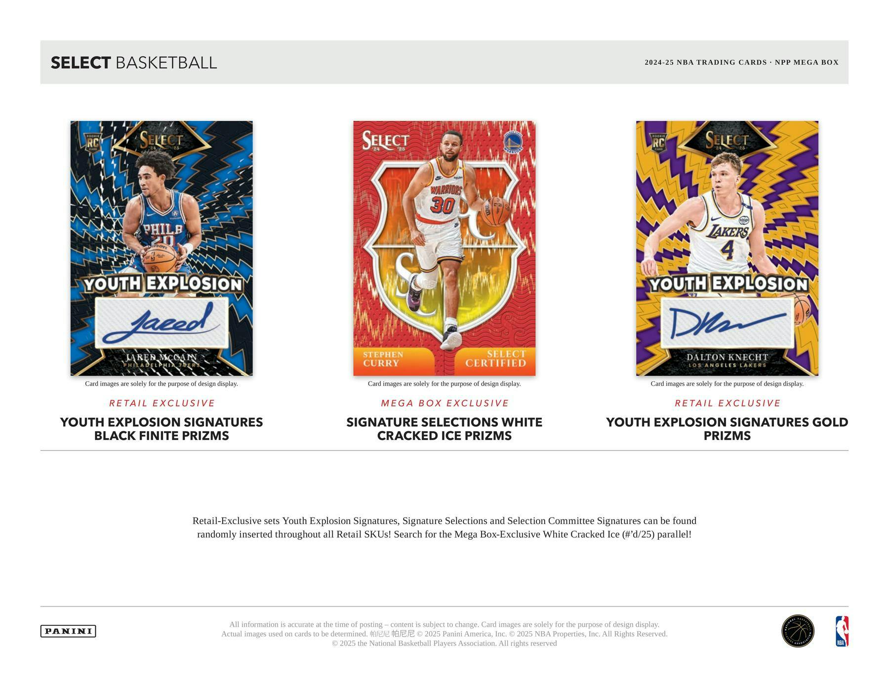 2024/25 Panini Select Basketball Mega Box (Ice Parallels!) - Sports Collectibles