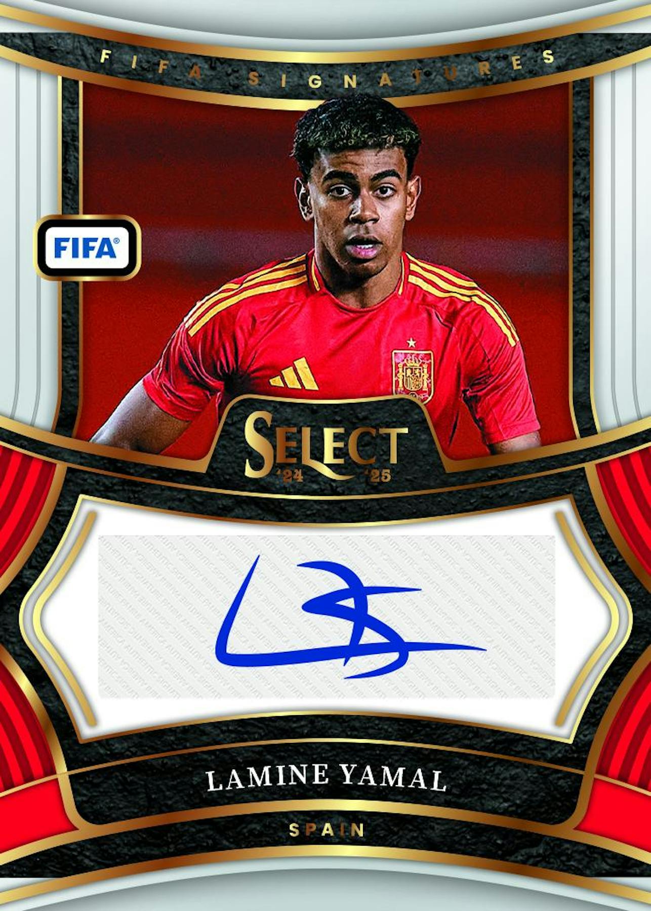 2024/25 Panini Select FIFA Soccer Hobby Box (3 Autos/Mems) (Yamal Mbappe Messi) - Soccer