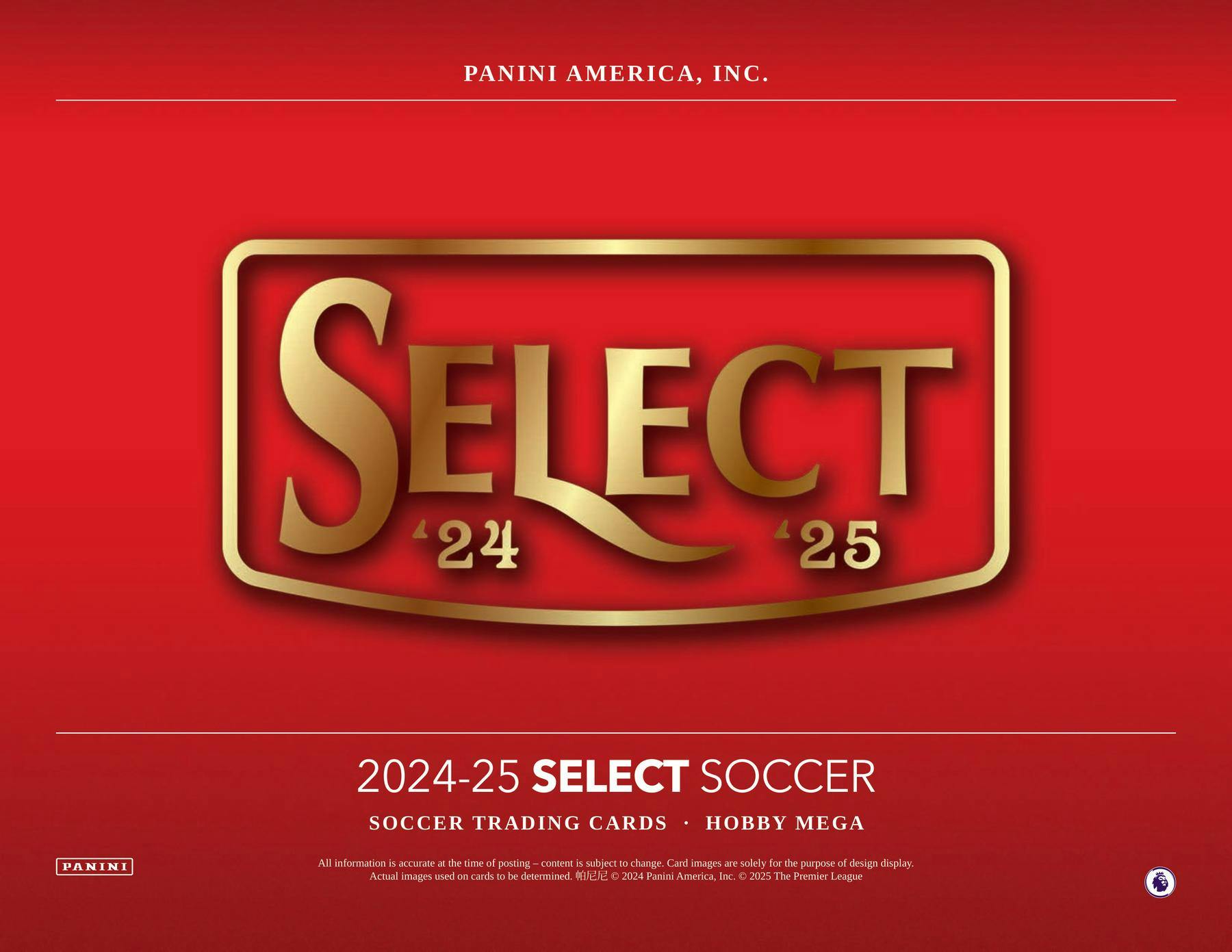 2024/25 Panini Select Premier League EPL Soccer Hobby Mega Box (Green Fluorescent!) - Soccer