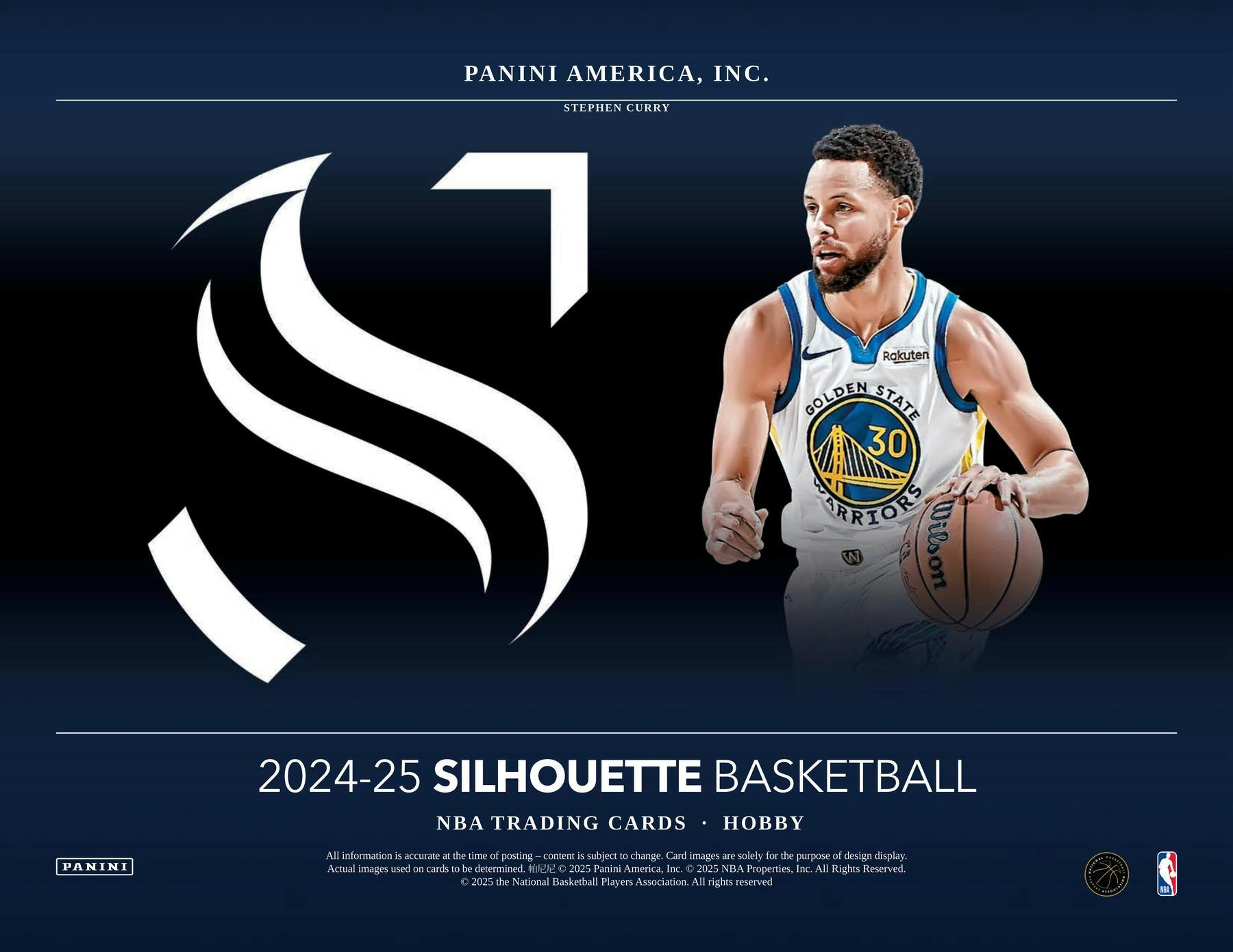 2024/25 Panini Silhouette Basketball Hobby Box NBA Mega Box