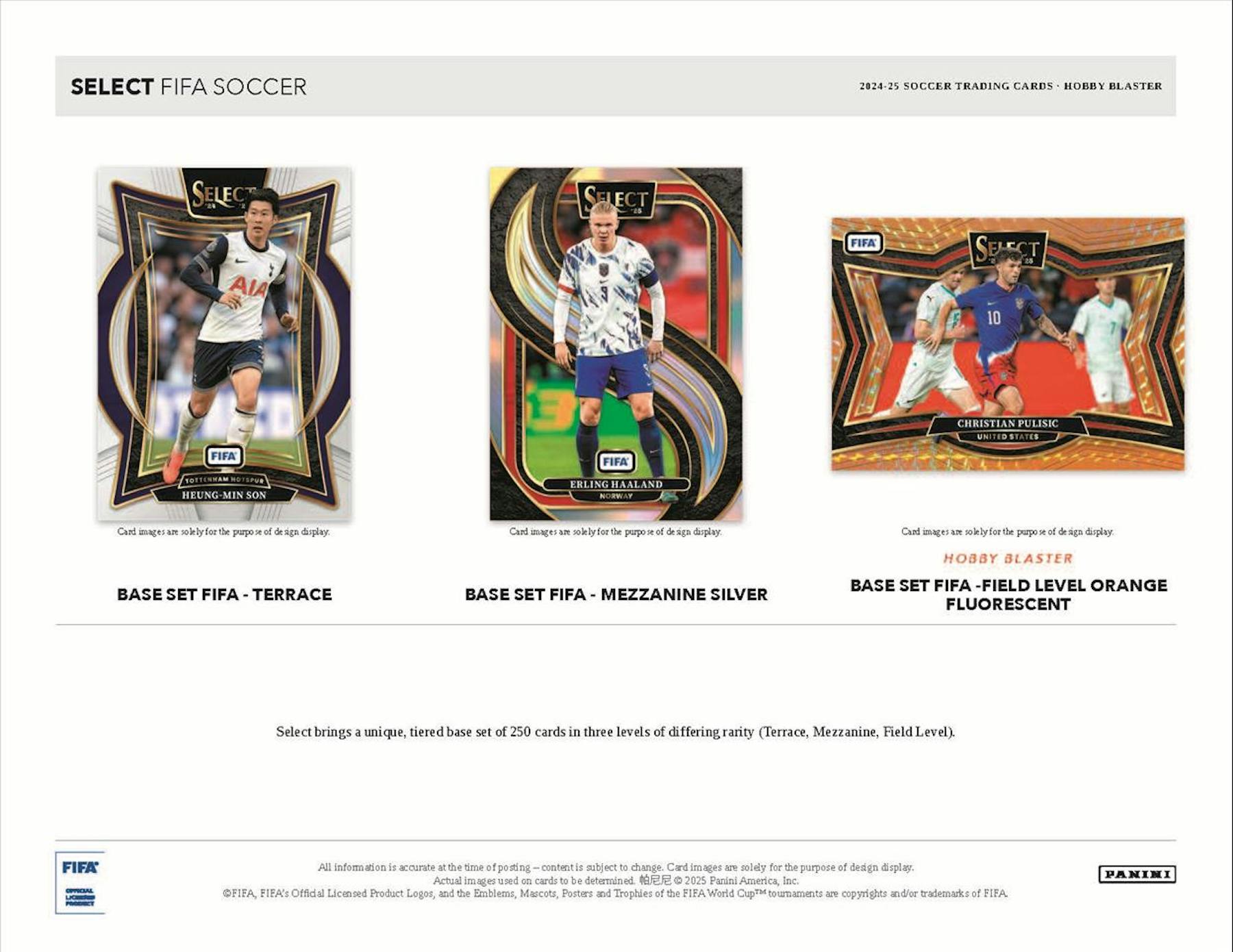 2024/25 Select Hobby FIFA Soccer Blaster Box (Ice and Orange Fluorescent) - Soccer
