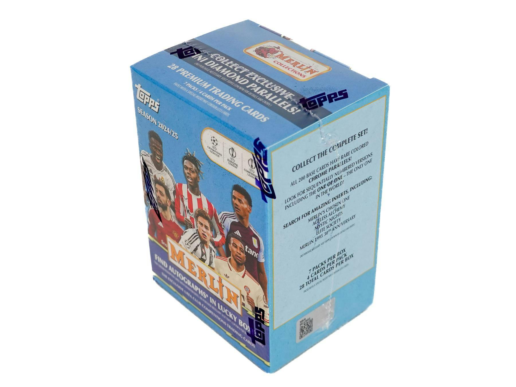 2024/25 Topps Chrome Merlin UEFA Club Competitions Soccer 7-Pack Blaster Box - Blaster Box