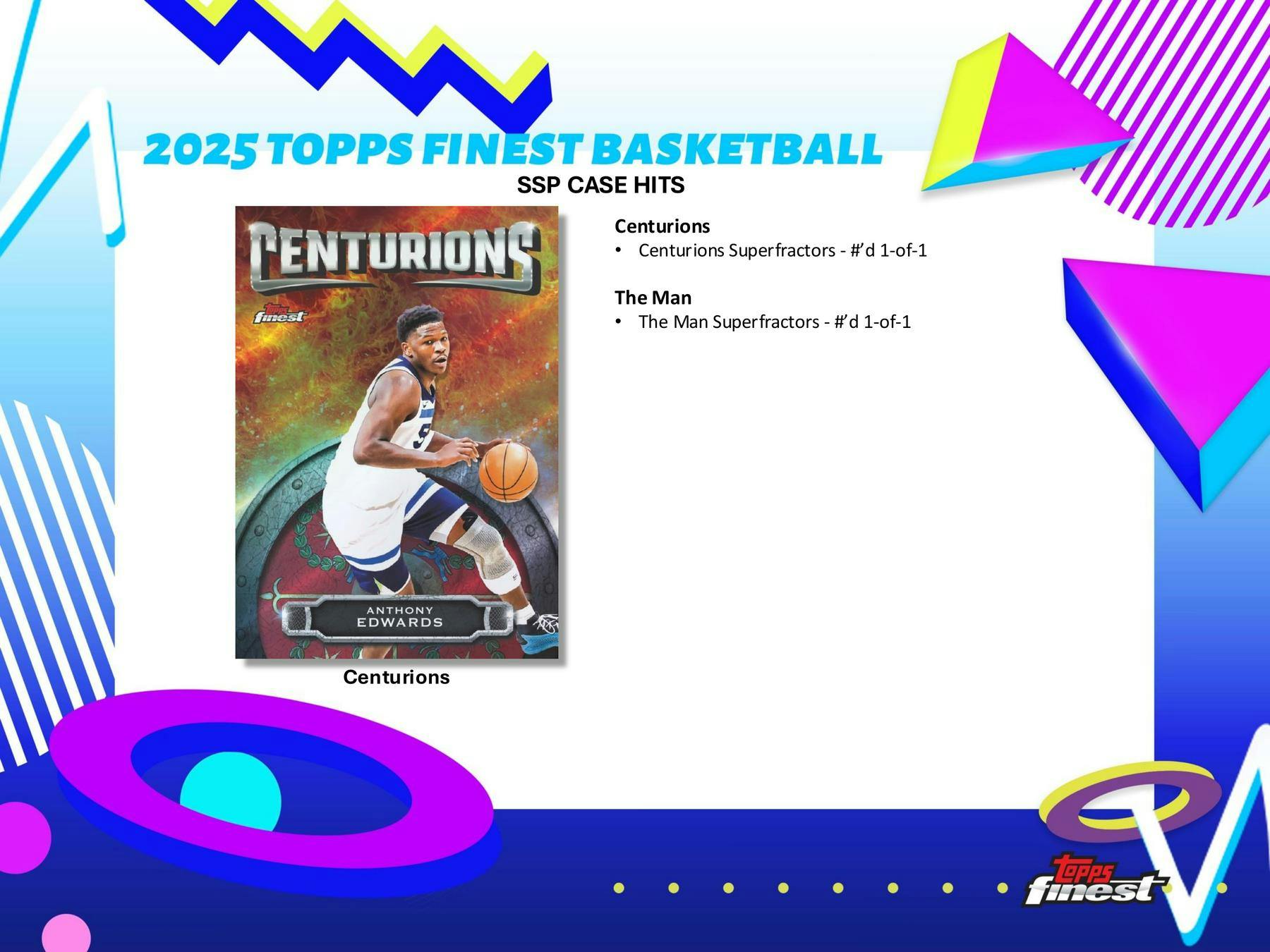 2024/25 Topps Finest Basketball Hobby Box (2 Autos) - NBA Hobby Box