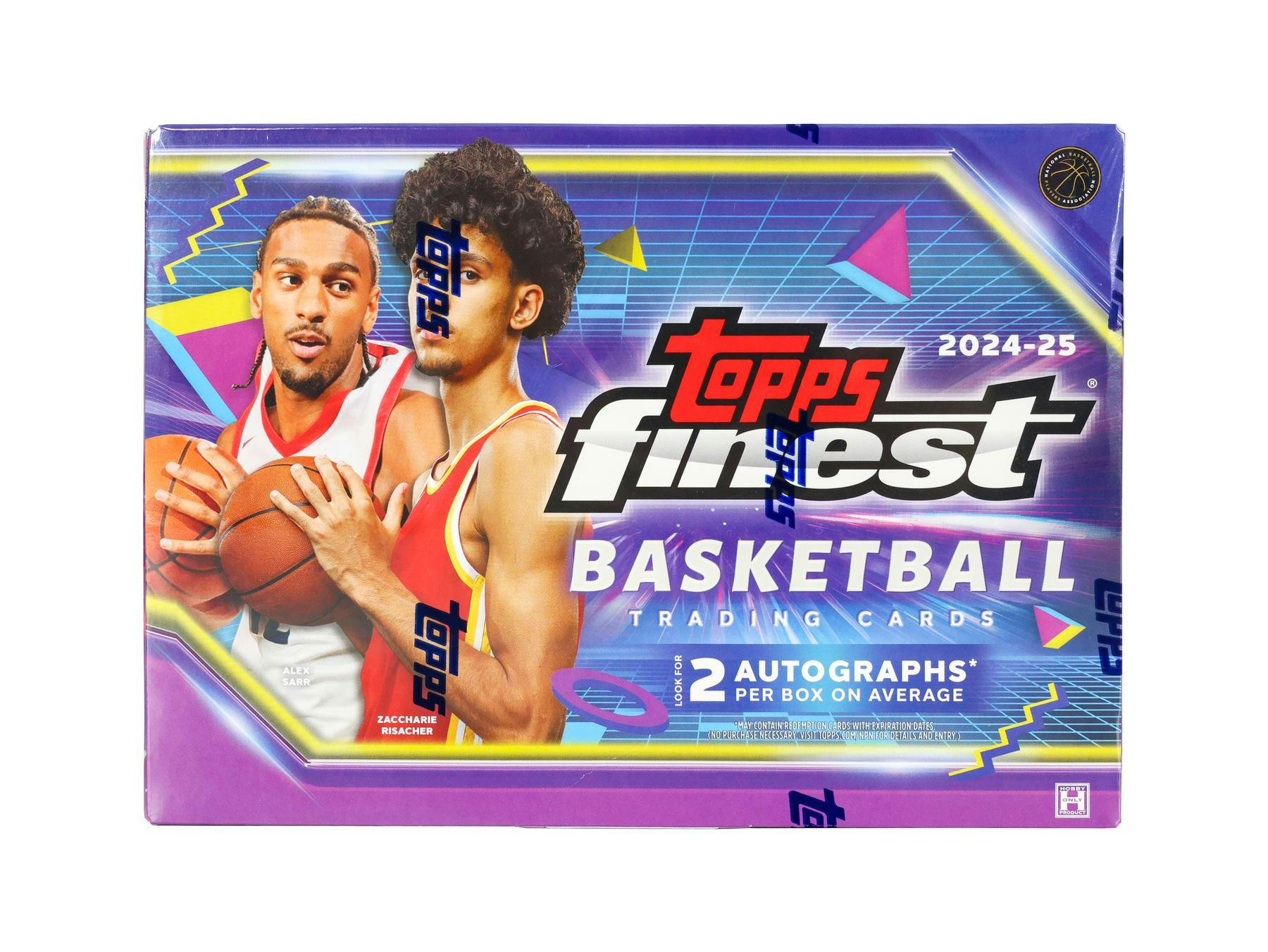 2024/25 Topps Finest Basketball Hobby Box (2 Autos) - NBA Hobby Box