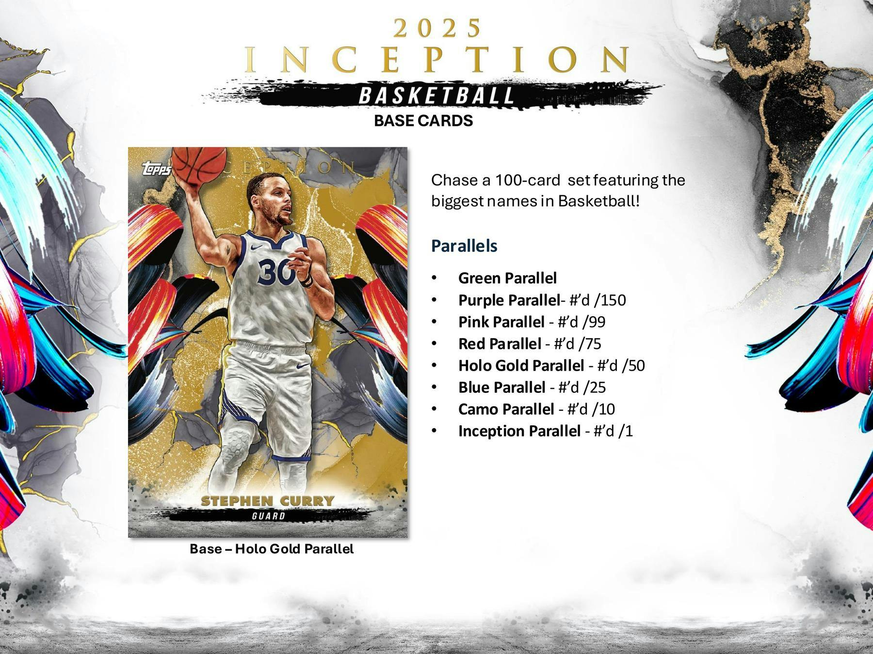2024/25 Topps Inception Basketball Hobby Box (2 Autos plus 1 Mem) - NBA Hobby Box