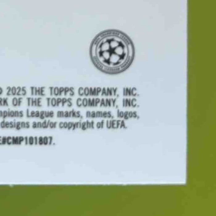 2024-25 Topps Merlin Chrome U Dominik Szoboszlai Blue Speckle /150 Liverpool FC - Sports Cards