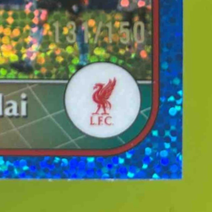 2024-25 Topps Merlin Chrome U Dominik Szoboszlai Blue Speckle /150 Liverpool FC - Sports Cards