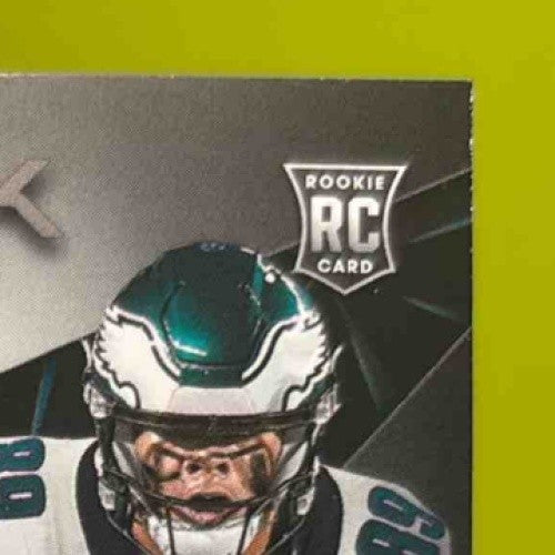 2024 Black Johnny Wilson Rookie Patch Auto 159/249 #240 RC Philadelphia Eagles - Sports Cards