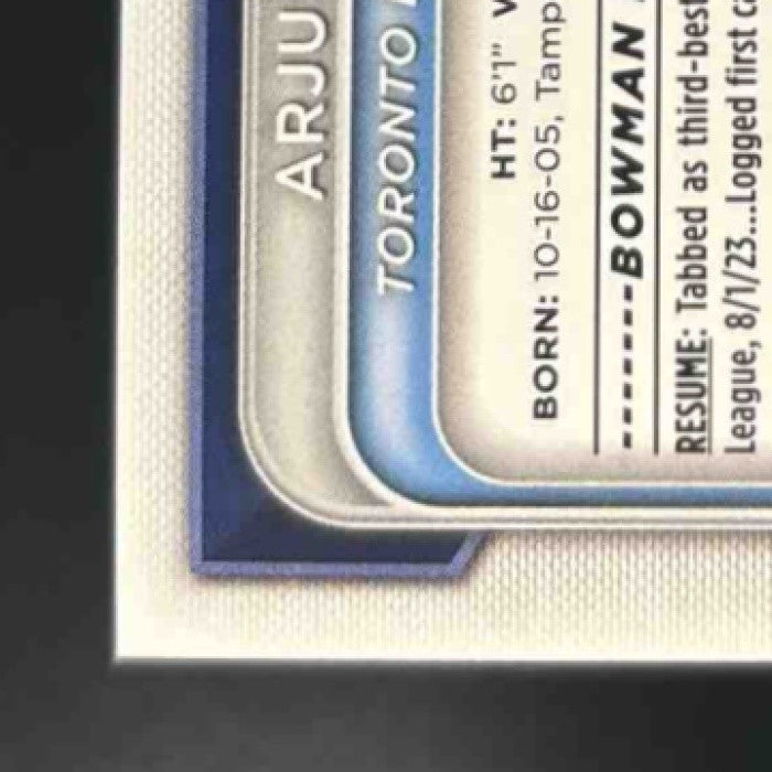2024 Bowman Arjun Nimmala Blue Pattern /125 #BP-142 1st Prospect Toronto Jays - Sports Cards