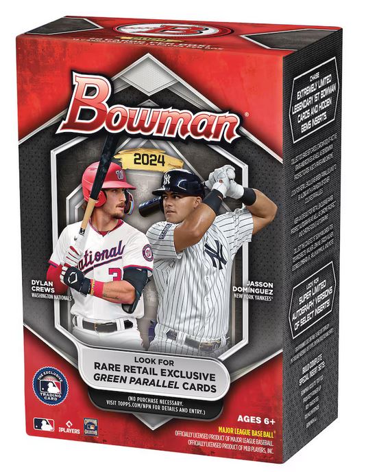 2024 Bowman Baseball Blaster Value Box (Green Parallels) - MLB Blaster Box