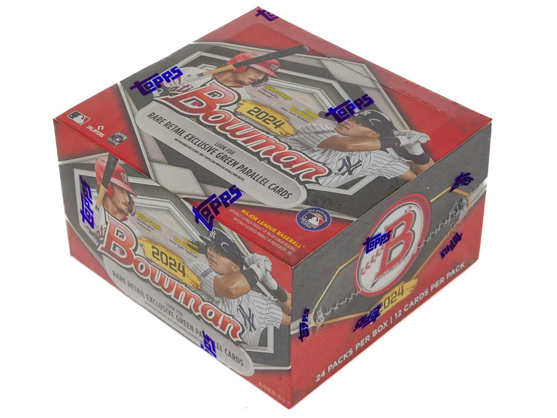 2024 Bowman Baseball Retail 24-Pack Box - MLB Blaster Box