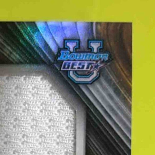 2024 Bowman Best University Luther Burden III Prospect Jumbo Relic Auto 10/99 - Sports Cards