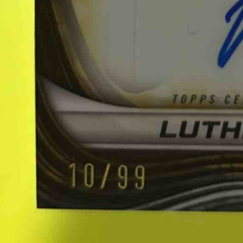 2024 Bowman Best University Luther Burden III Prospect Jumbo Relic Auto 10/99 - Sports Cards