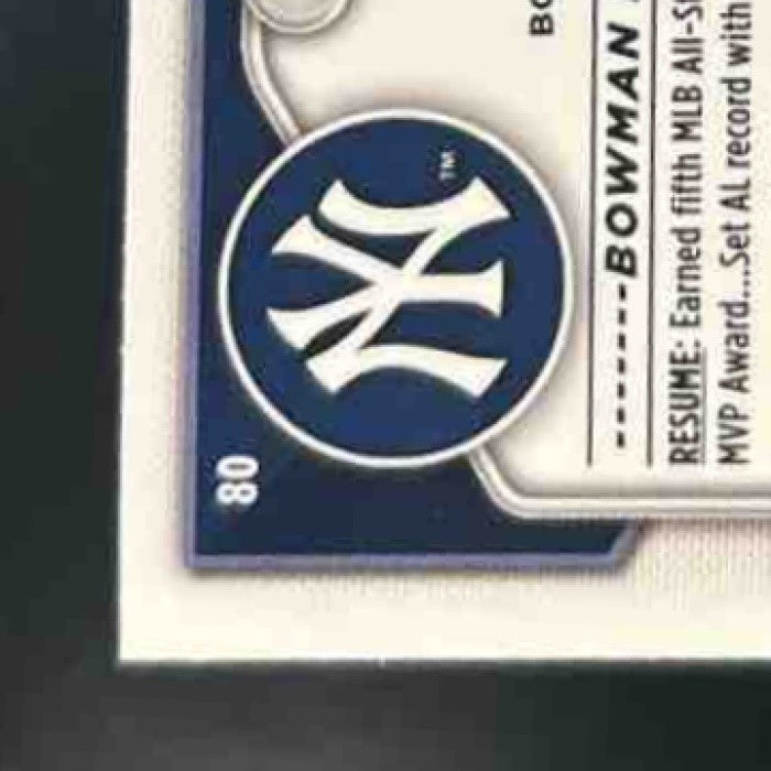 2024 Bowman Chrome Aaron Judge #80 New York Yankees - Sports Cards
