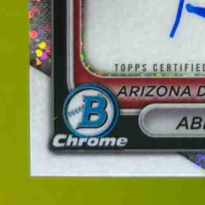 2024 Bowman Chrome Abdias De La Cruz Prospect Auto /299 Arizona Diamondbacks - Sports Cards
